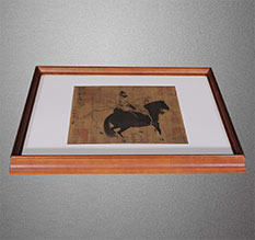 宁城书画装裱配框服务案例